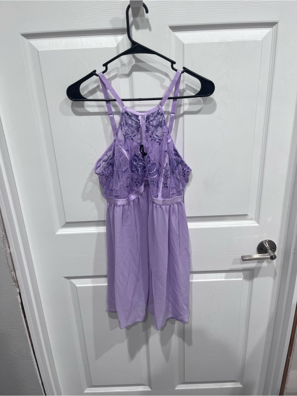 torrid Lilac Lace Halter Chemise